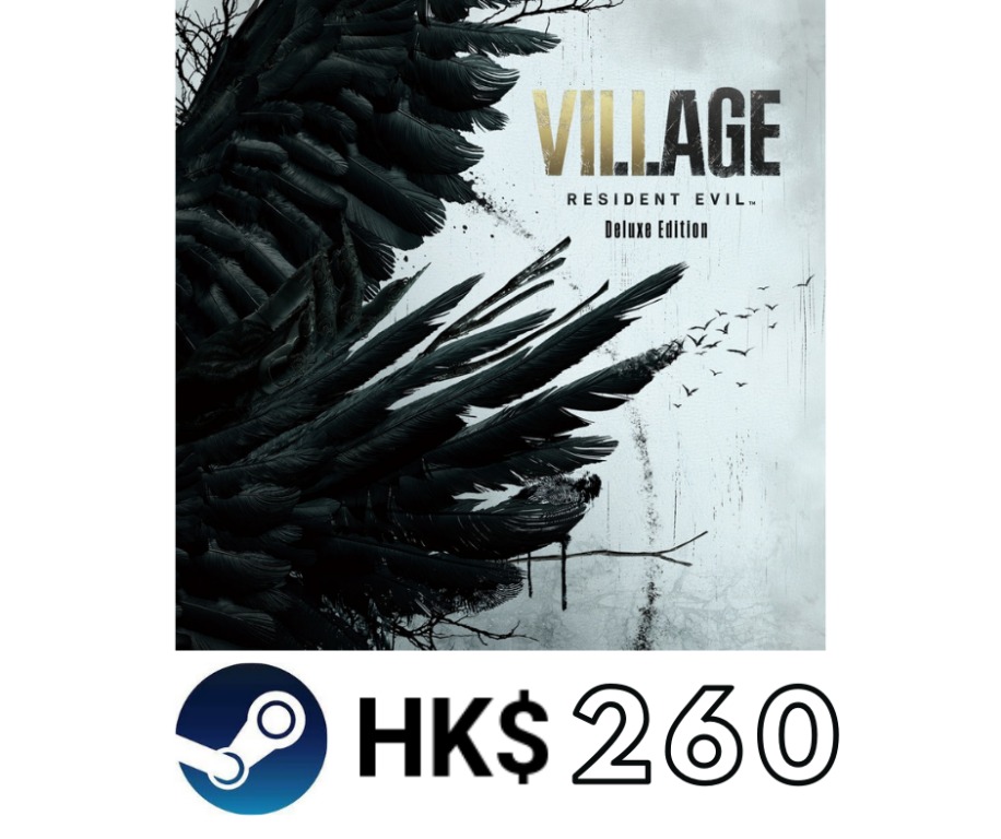 Resident Evil Village Deluxe Edition 生化危機：村莊豪華版 Steam正版cdkey激活碼, 興趣及遊戲