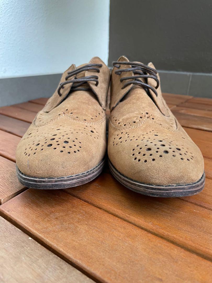 River island tan sales brogues