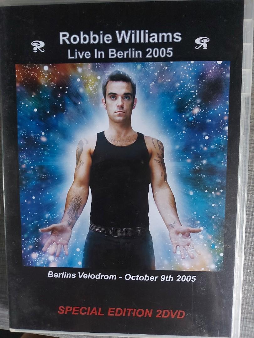 salchicha secuestrar esposa Robbie Williams live in Berlin 2005, 興趣及遊戲, 音樂樂器& 配件, 音樂與媒體- CD 及DVD -  Carousell