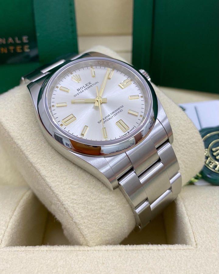 Rolex 126000 silver best sale