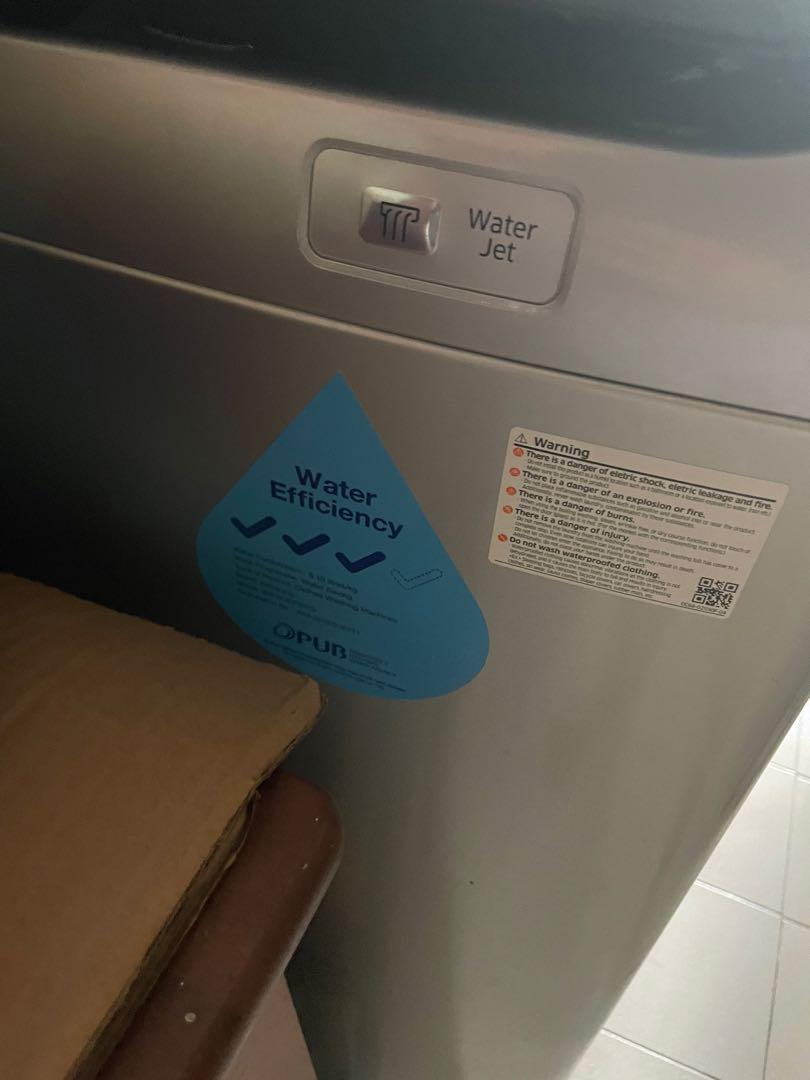 Samsung Washing Machine WA10J5730SS/GU Top Load Washer, Activ Dualwash