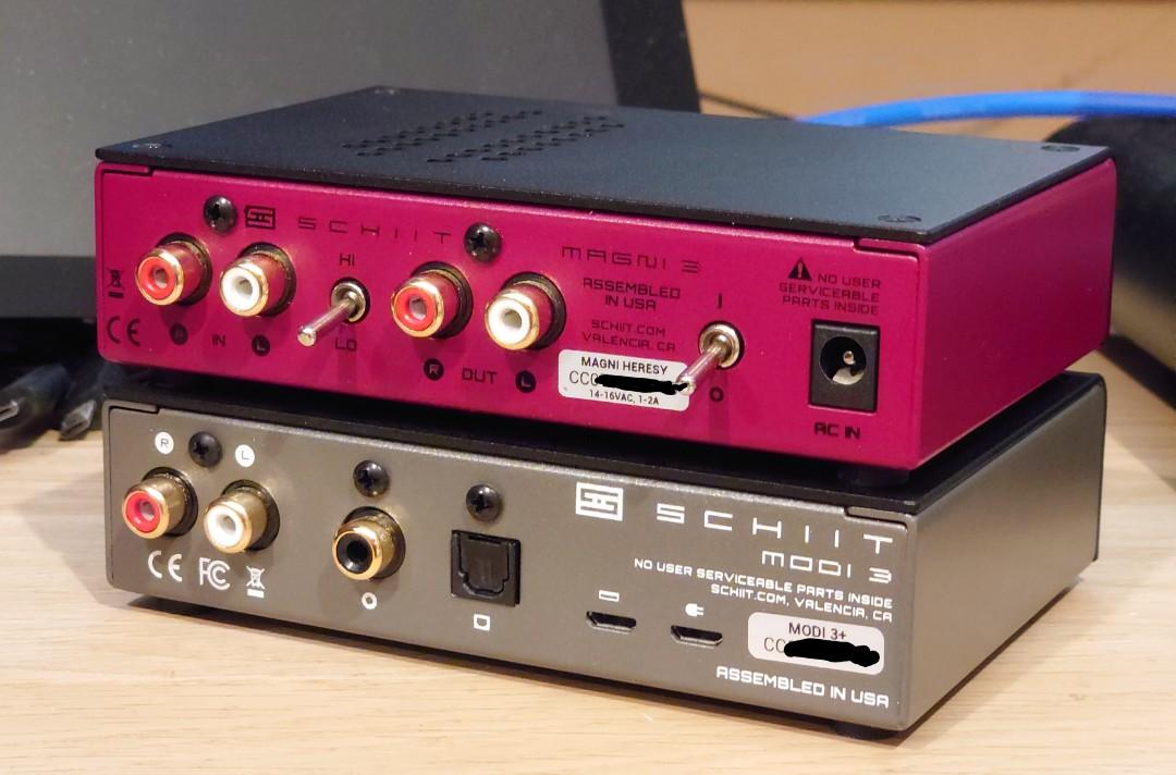 Schiit Magni-Modi ヘッドホンDAC-AMP RCAケーブ付オーディオ機器 ...