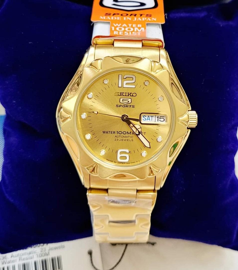 Seiko sport hotsell gold
