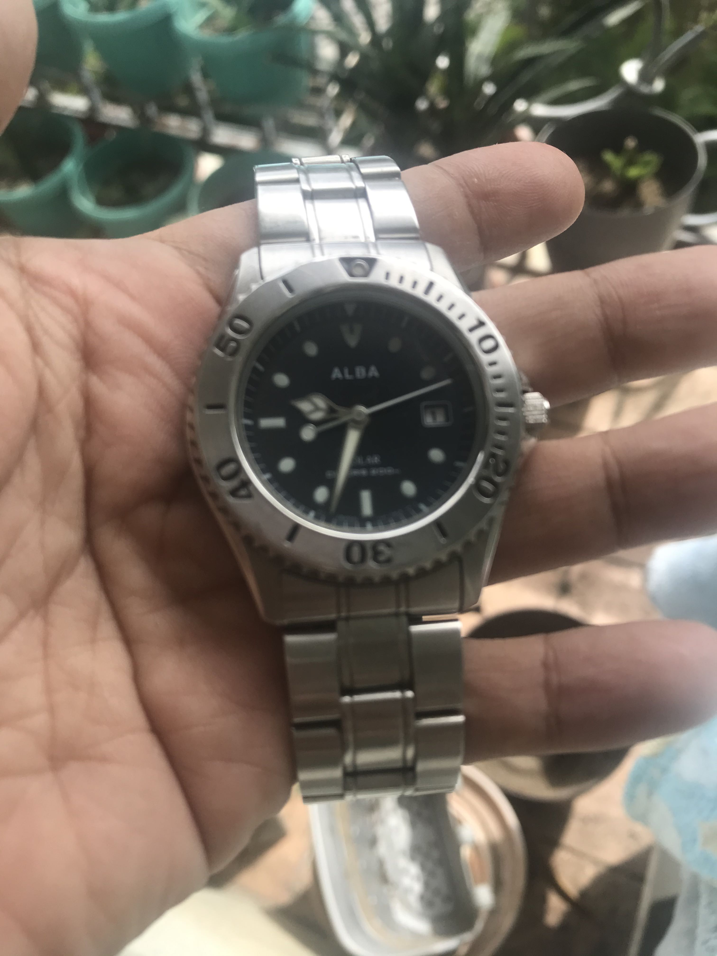 Alba solar top dive watch