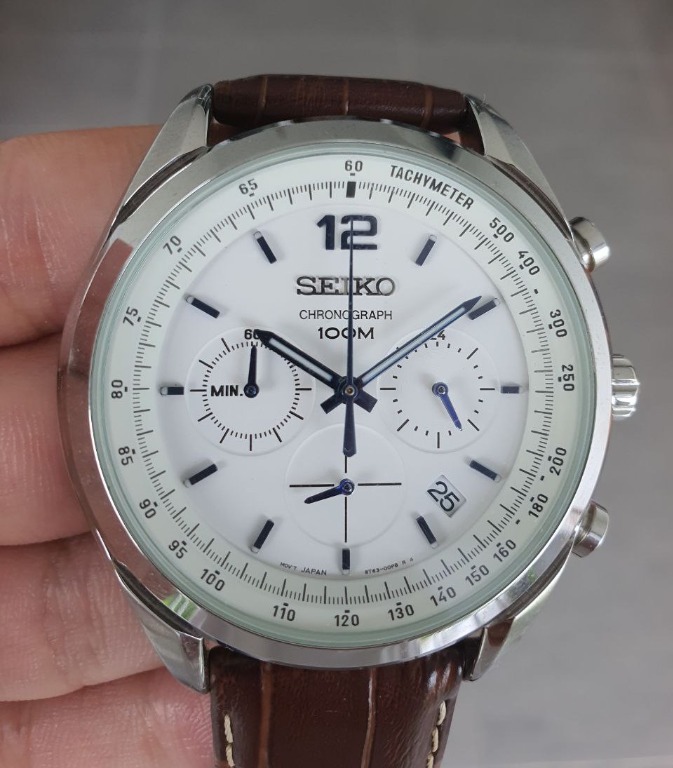 Seiko Chronograph 100M 6T63-00J0, Men's Fashion, Watches & Accessories,  Watches on Carousell