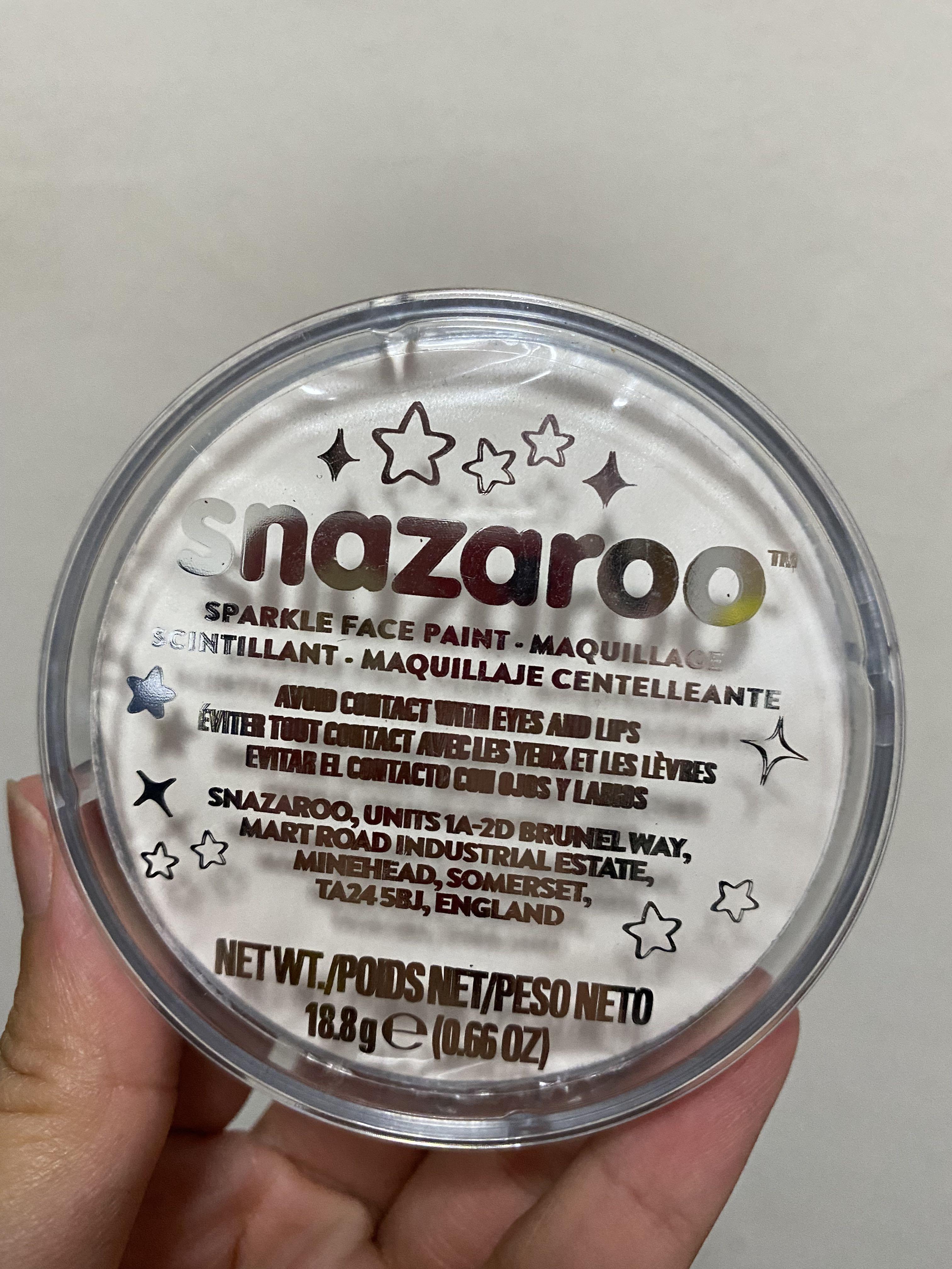 Snazaroo Sparkle White Face Paint, Beauty & Personal Care, Face, Makeup on Carousell