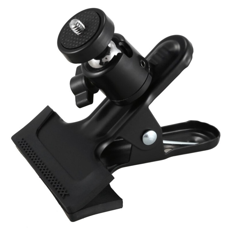 Spring Clamp Clip Mount With Ball Head, Photography, Photography Accessories, Other Photography