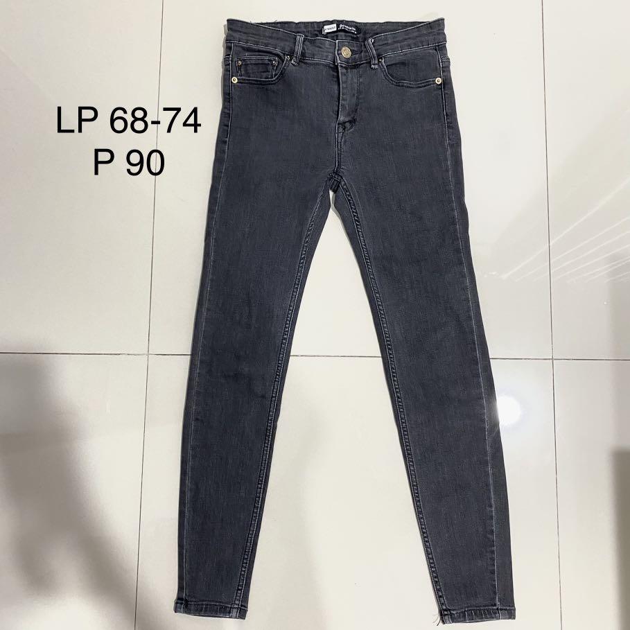 Stradivarius High Waist Jeans grayish 