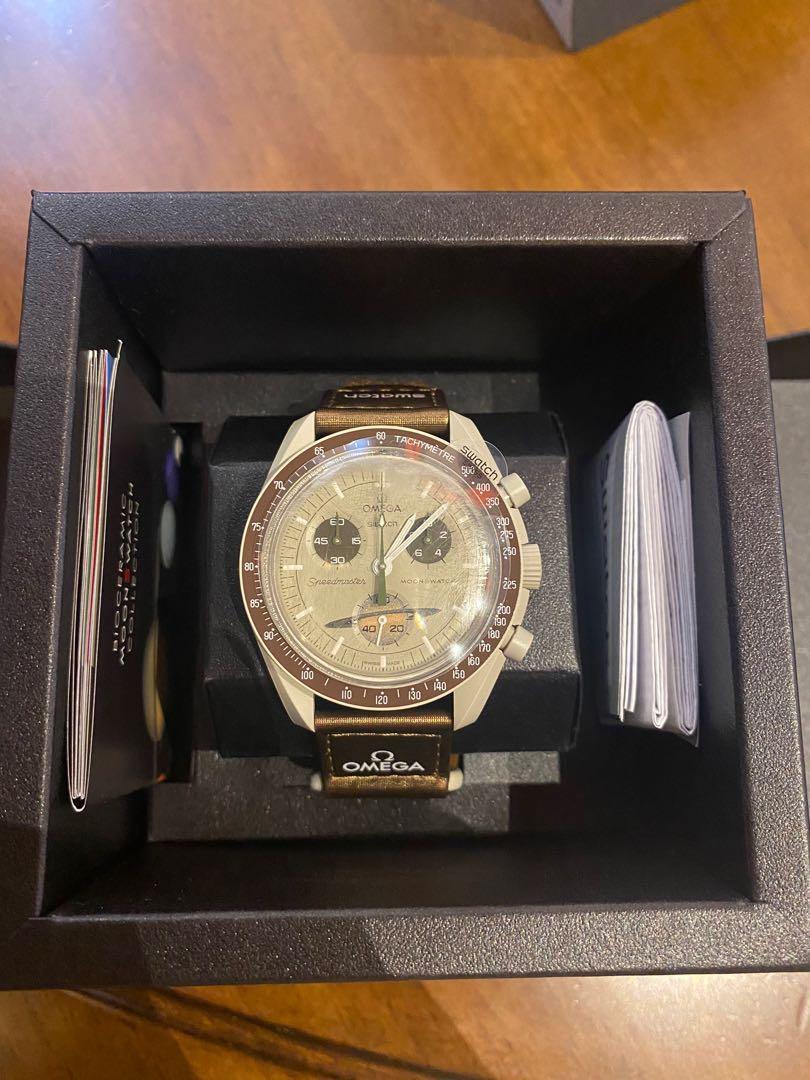 [ONHAND] Swatch X Omega Saturn, Luxury, Watches on Carousell