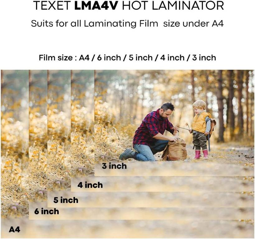 texet lma4 v a4 laminator black