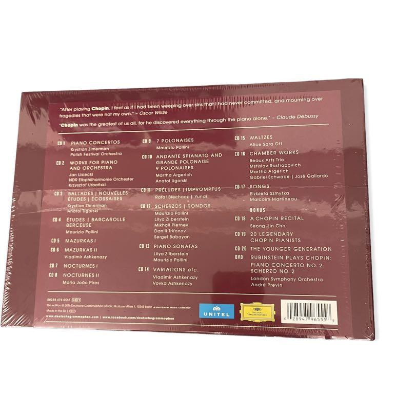 The Complete Chopin (Deluxe Edition) Label Deutsche Grammophon (DG) Box