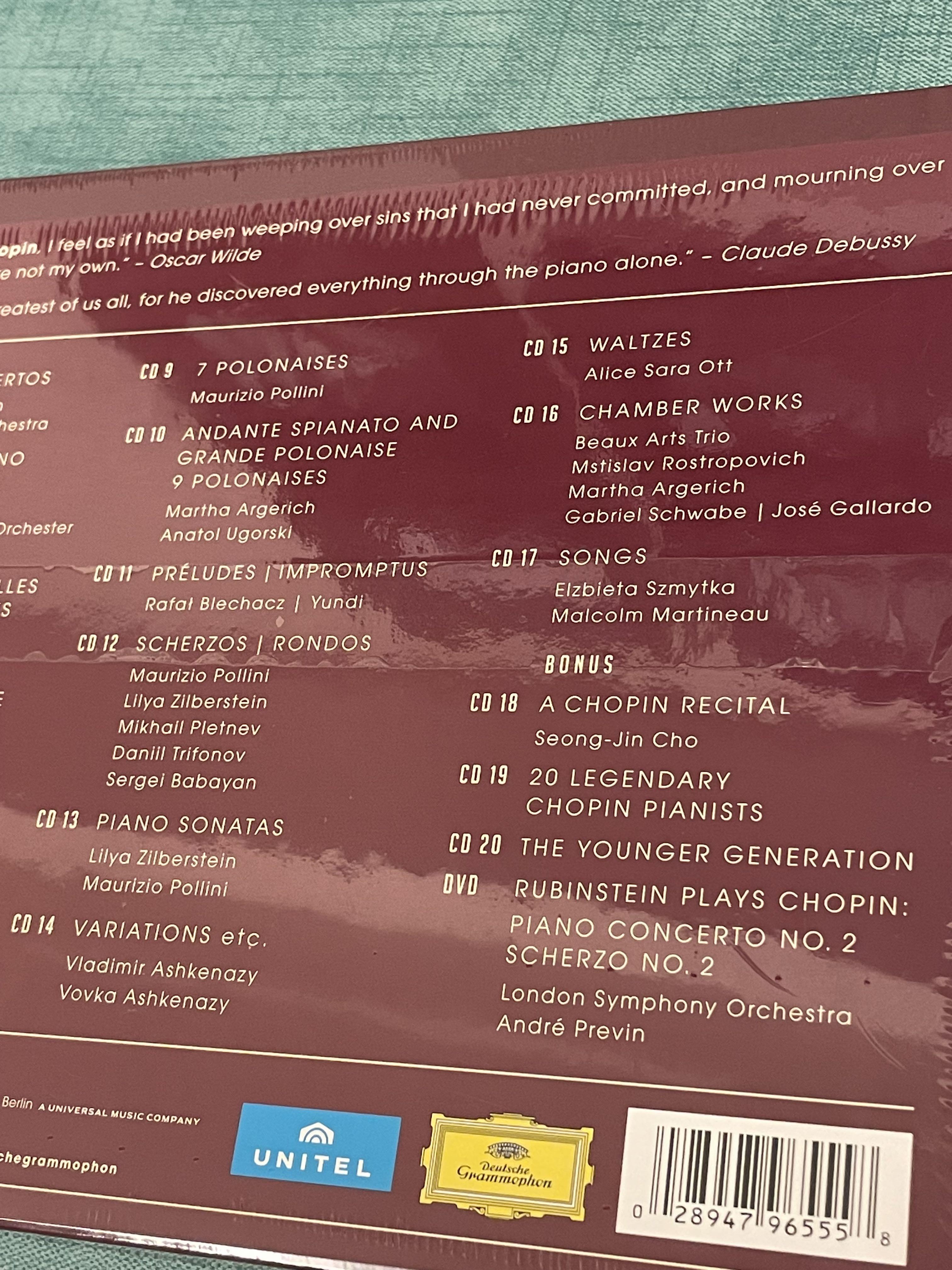 The Complete Chopin (Deluxe Edition) Label Deutsche Grammophon (DG) Box