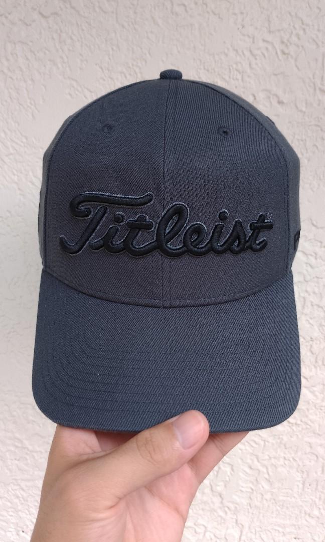 Casquette Baseball Titleist FJ PRO V1 Noire – Réglable, Unisexe, Propre Et Prête à Porter
