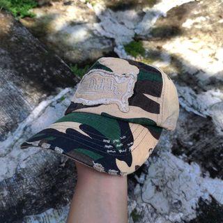 TOPI VON DUTCH VONDUTCH CAMO KANVAS TEBAL ARMY LORENG ORIGINAL KOYAK TOPI BASEBALL SETELAN BESI