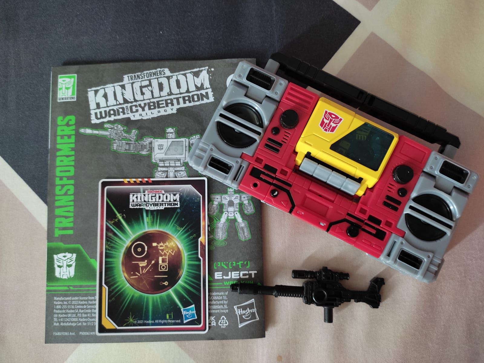 Transformers Kingdom Blaster with eject loose complete without box