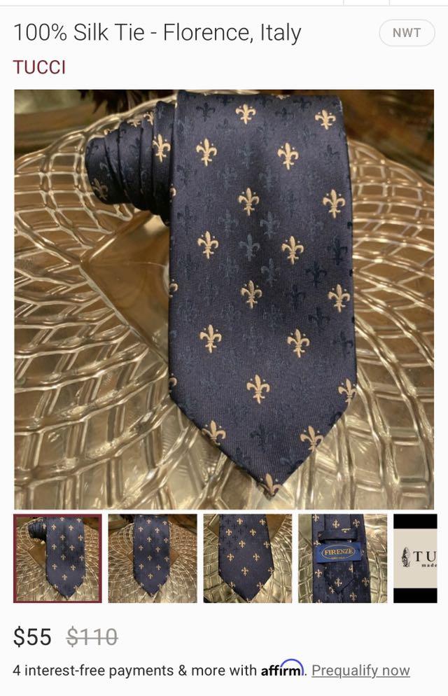 Vintage Tucci Neck Tie 