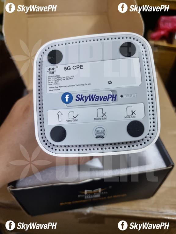 UPLift Four Faith F-NR300 5G CPE Internet Modem with Mediatek MTK T750 ...