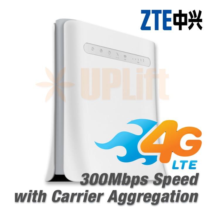 Modem 4g Wifi SIM Router LTE ZTE Mf286 300mbps Cat6
