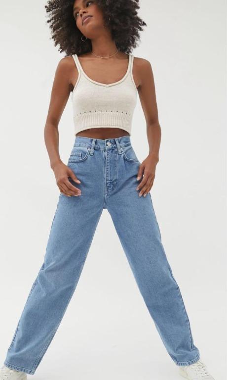 BDG High-Waisted Mom Jean – Patchwork Denim, Urban Outfitters