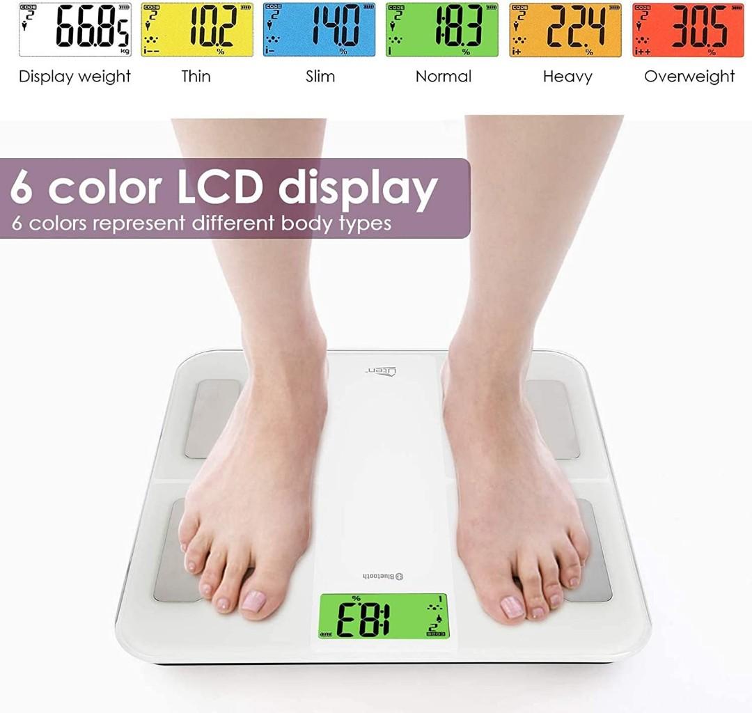 Uten Digital Bathroom Scales , Weighing Scale Builtin 3.7V