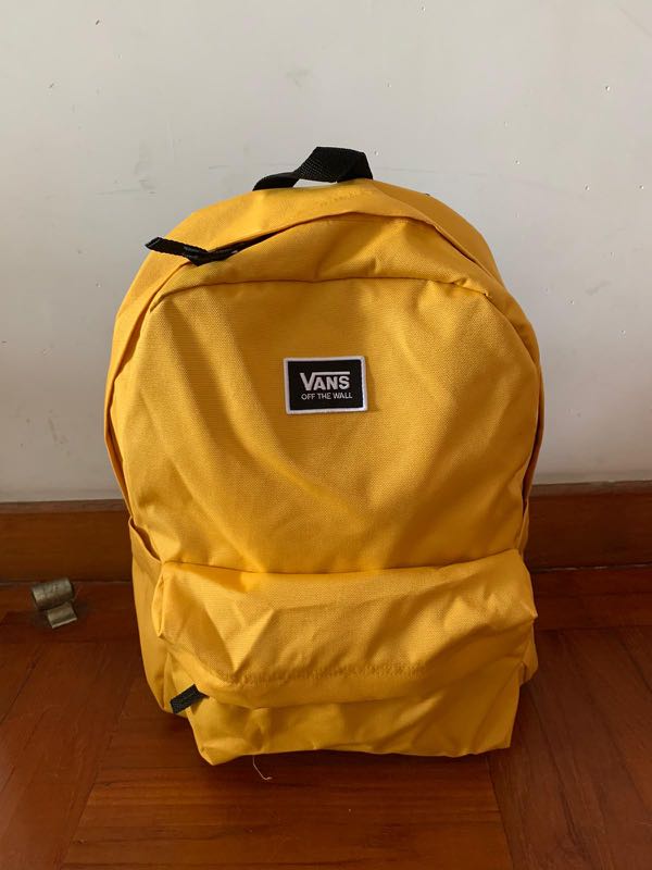 Vans old skool backpack yellow Clearance