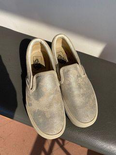 Vans Slip On Silver Thick Sole Size 38