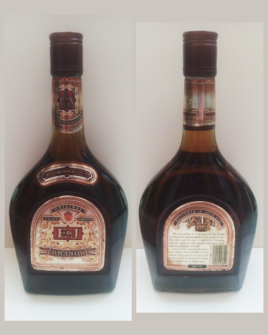 Vintage E&J Original Extra Smooth Brandy, Antik, Pajangan di Carousell