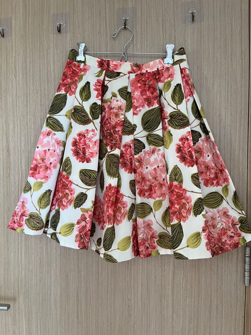 Flared skirt in french clearance
