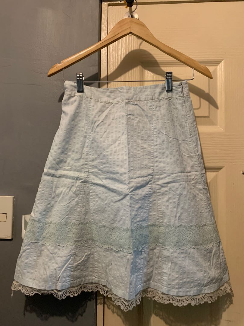 Vintage Lace Skirt, Women's Fashion, Bottoms, Skirts on Carousell