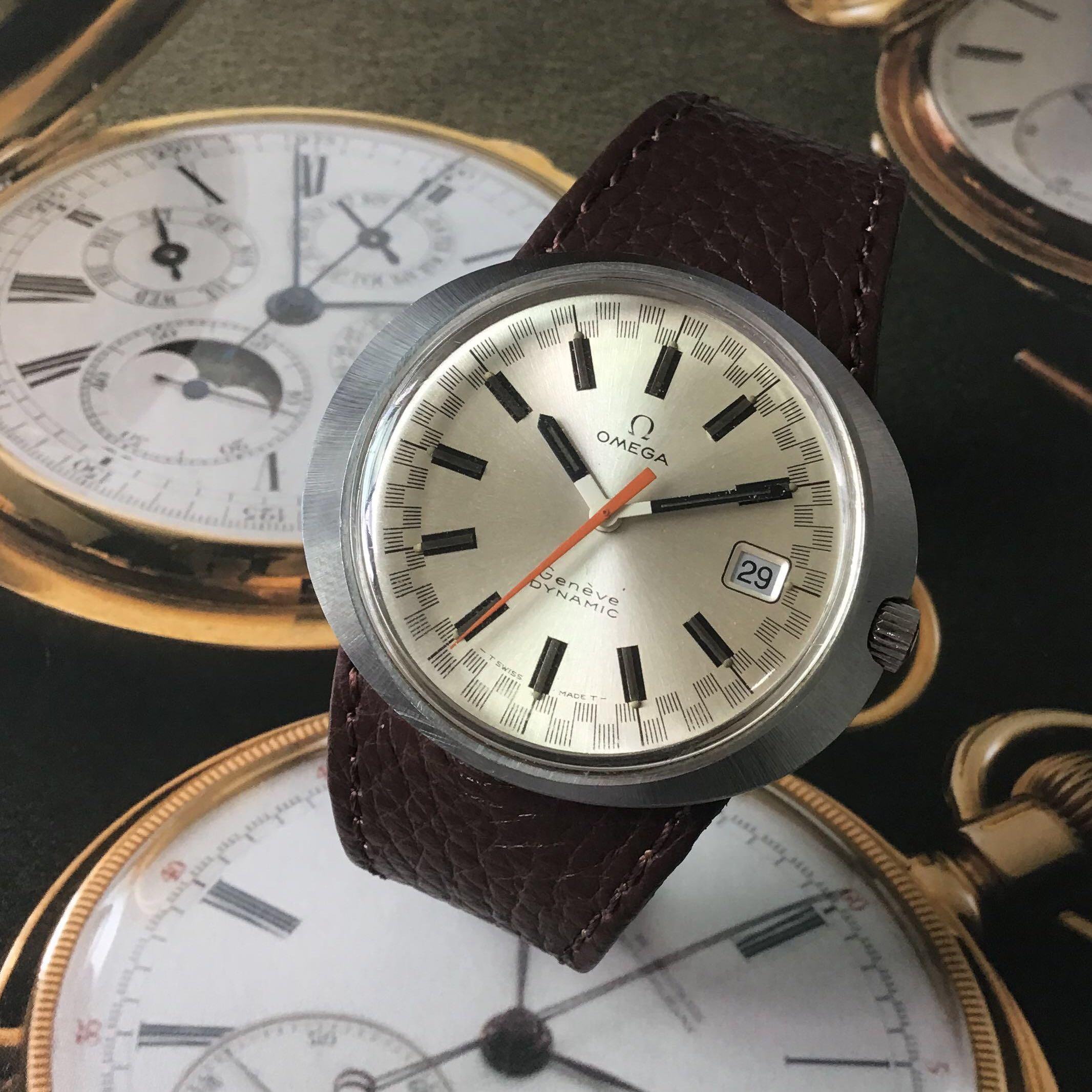 (SOLD) Vintage Omega Geneve Dynamic Racing Dial , Men's Fashion ...