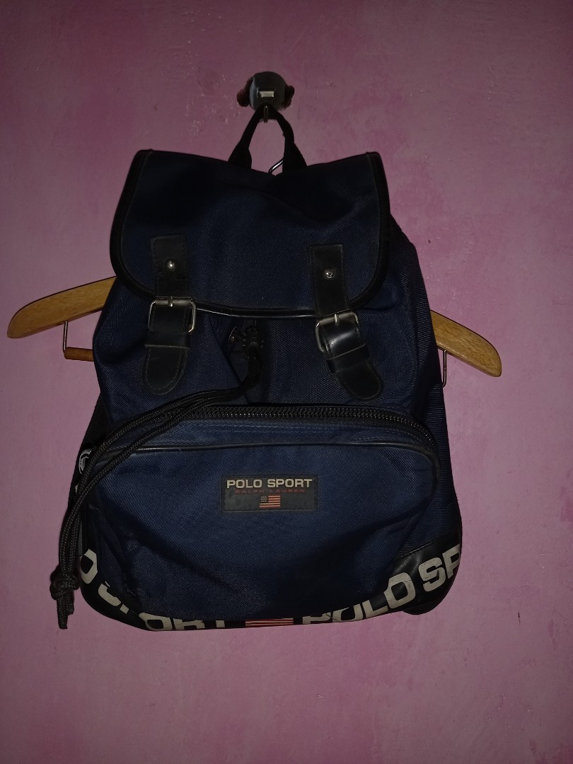 Vintage Polo sport backpack, Men's Fashion, Bags, Backpacks on Carousell