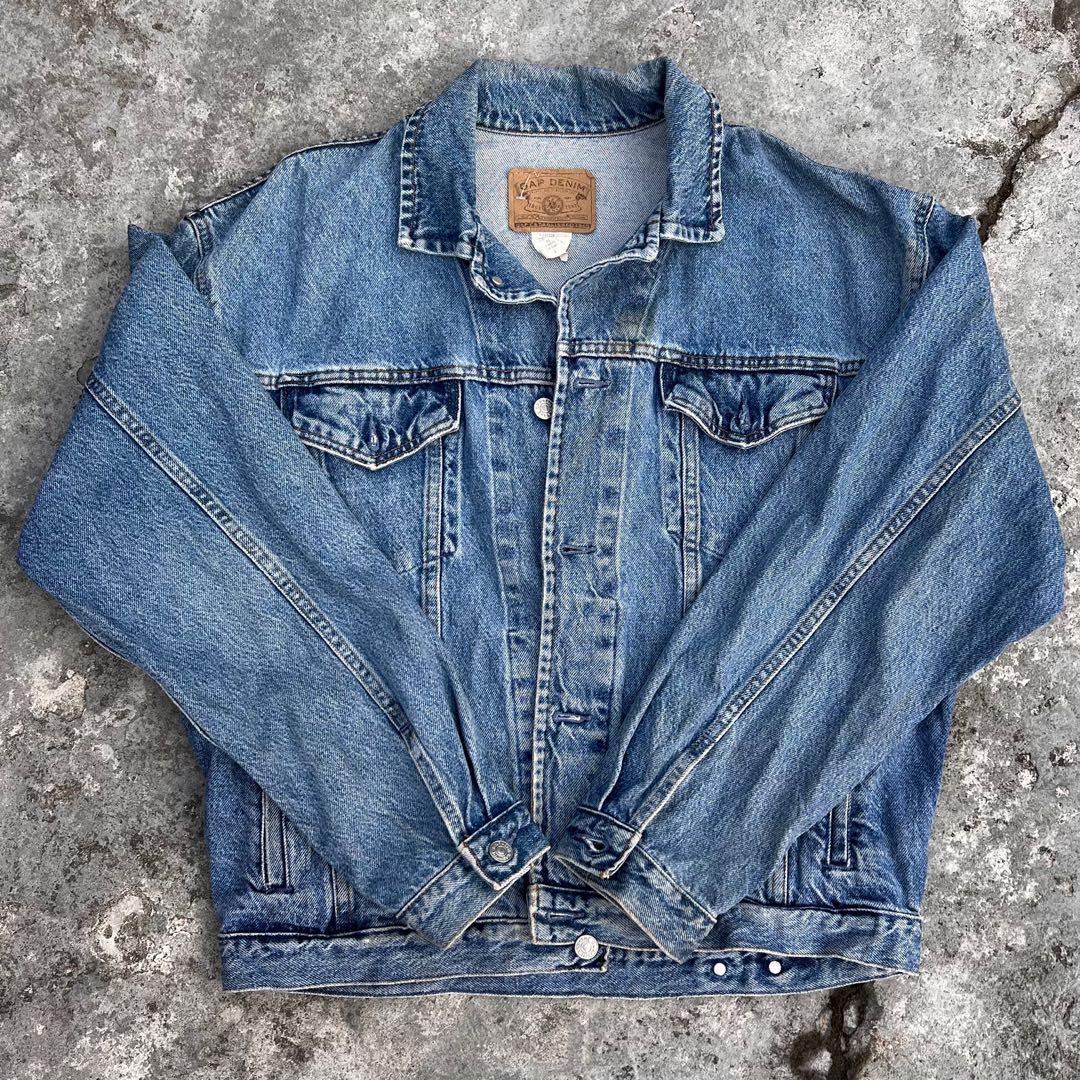 Vintage USA 90 s Gap Denim Jacket Men s Fashion Coats Jackets
