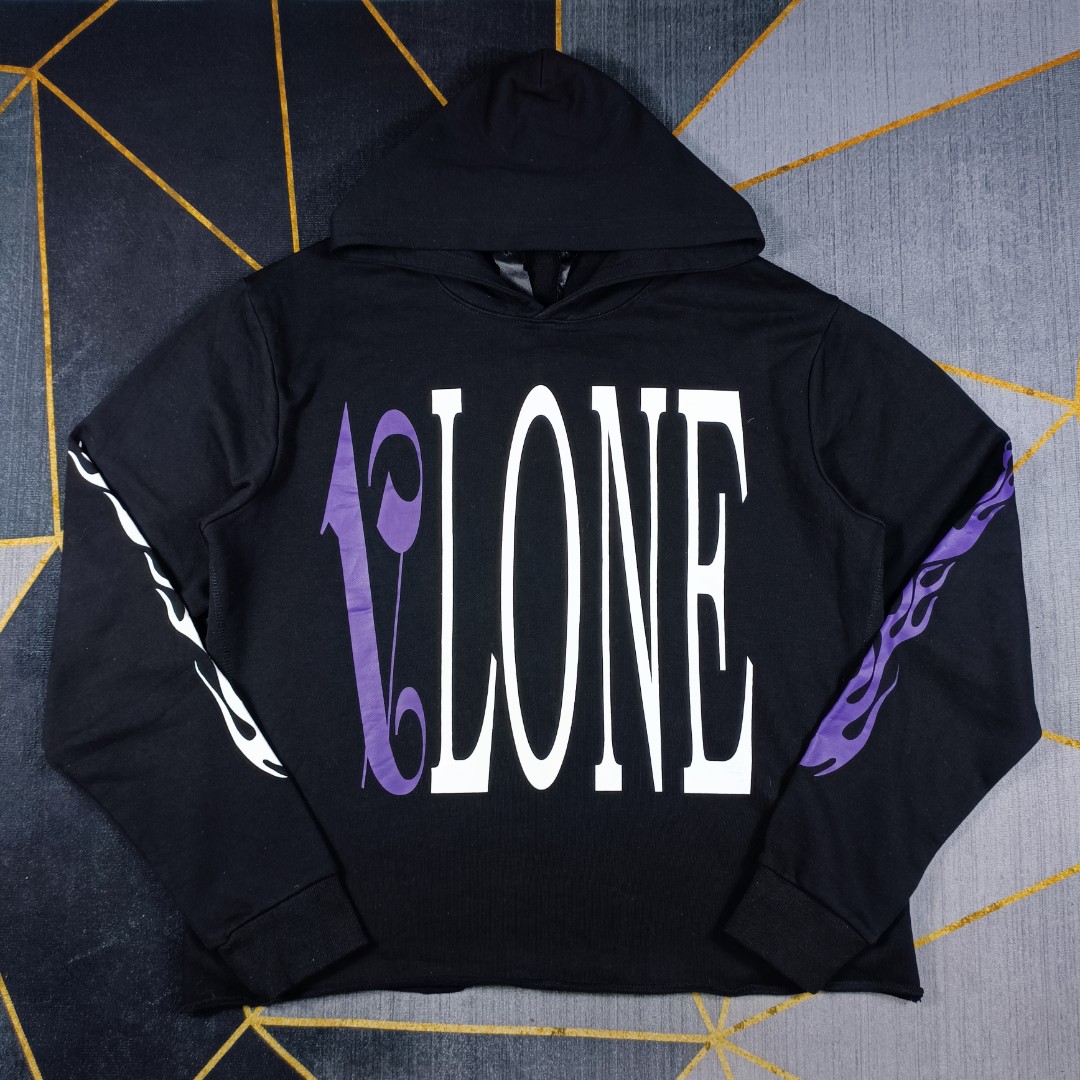 Palm angels x discount vlone staple flame hoodie