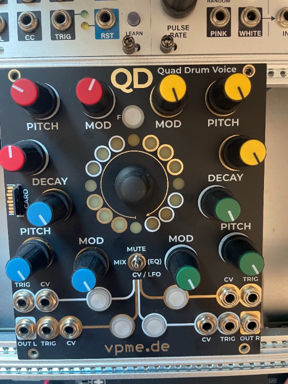 vpme.de Quad Drum Voice Eurorack module, Hobbies & Toys, Music & Media