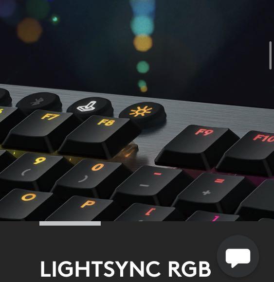 Logitech G915 Wireless RGB Mechanical Gaming Keyboard , Computers