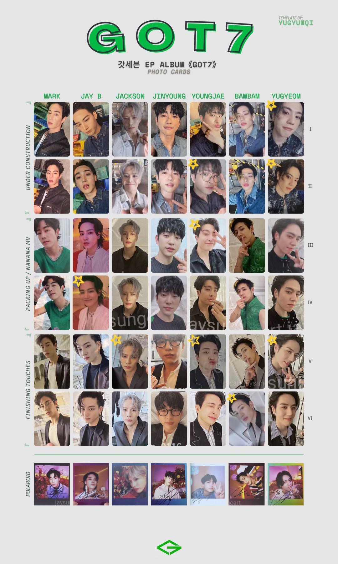 WTT/ WTS] GOT7 EP photocard, Toys & Collectibles, Fan Merchandise