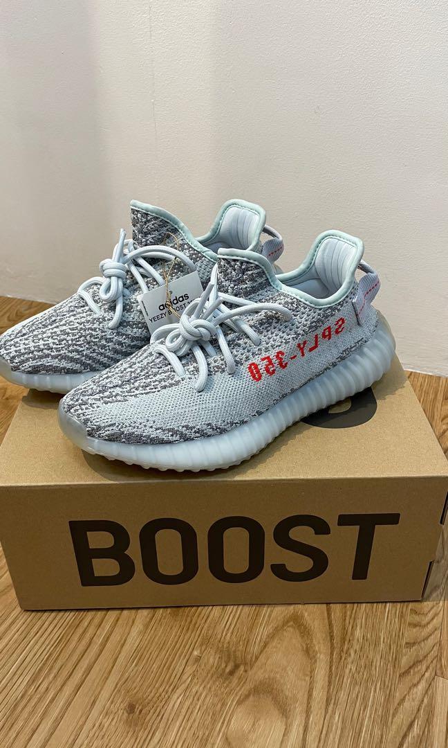 blue tint yeezy womens