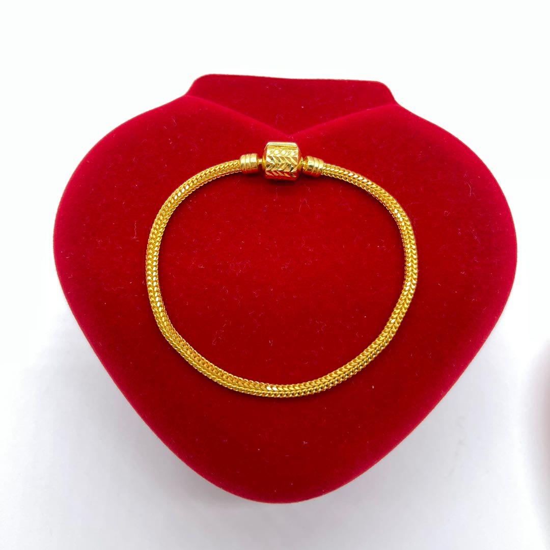 916 GOLD PANDORA BRACELET FOR CHARMS PENDANTS Women s Fashion