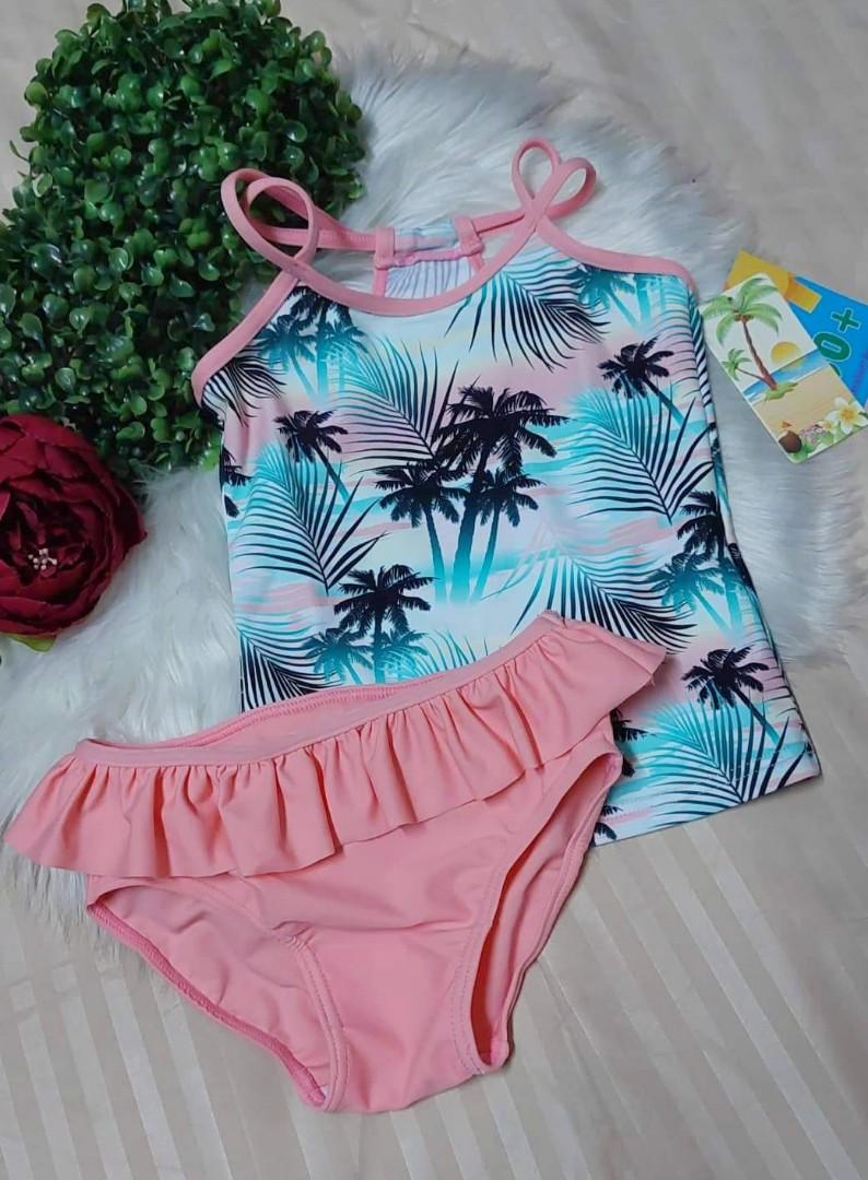 AliExpress Summer Kids Baby girls swimwear Vest Floral Print