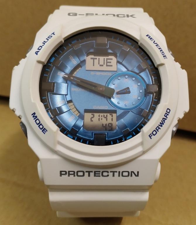 二手G-Shock GA-150MF 白色, 名牌, 手錶- Carousell