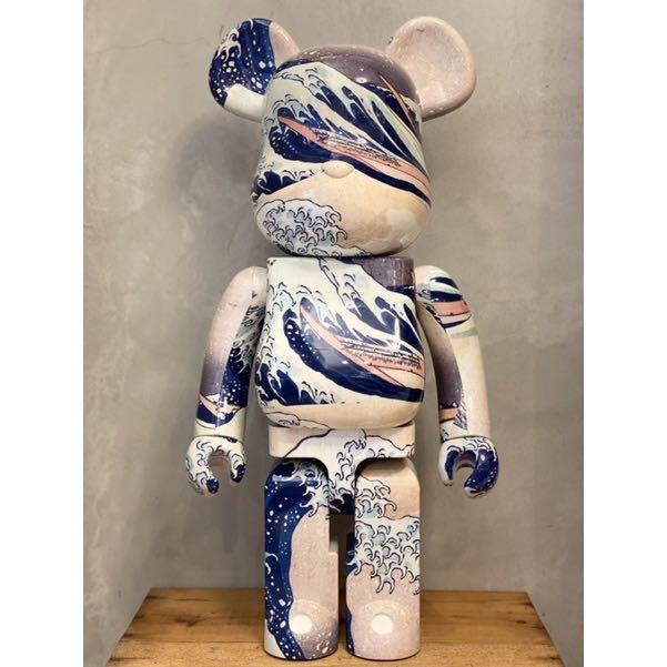 全新現貨Medicom Bearbrick 葛飾北斎「神奈川沖浪裏」 1000%, 興趣及 