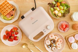 實體店 香港行貨 最新淺藍色 現貨 V仔 Vitantonio VWH-500A 900W VWH-50A 50A 500A 多功能窩夫三文治機 500A VWH-50A-PB 50A VWH-50A  多功能計時窩夫機