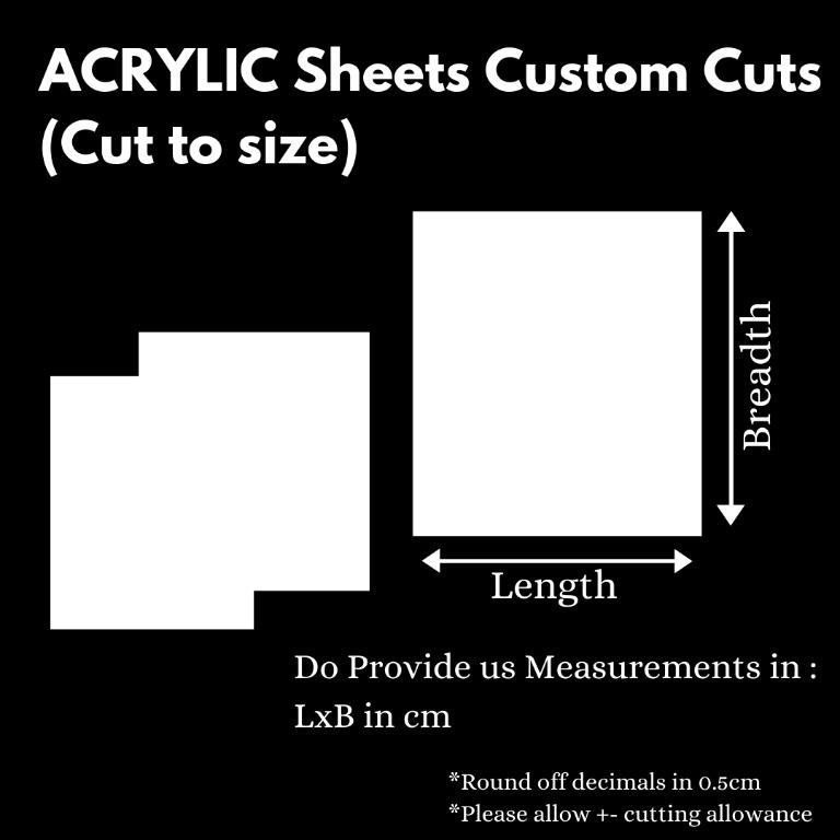 Acrylic Sheet Cut To Size DIY For BTO Toilets l Acrylic Sheets Custom ...
