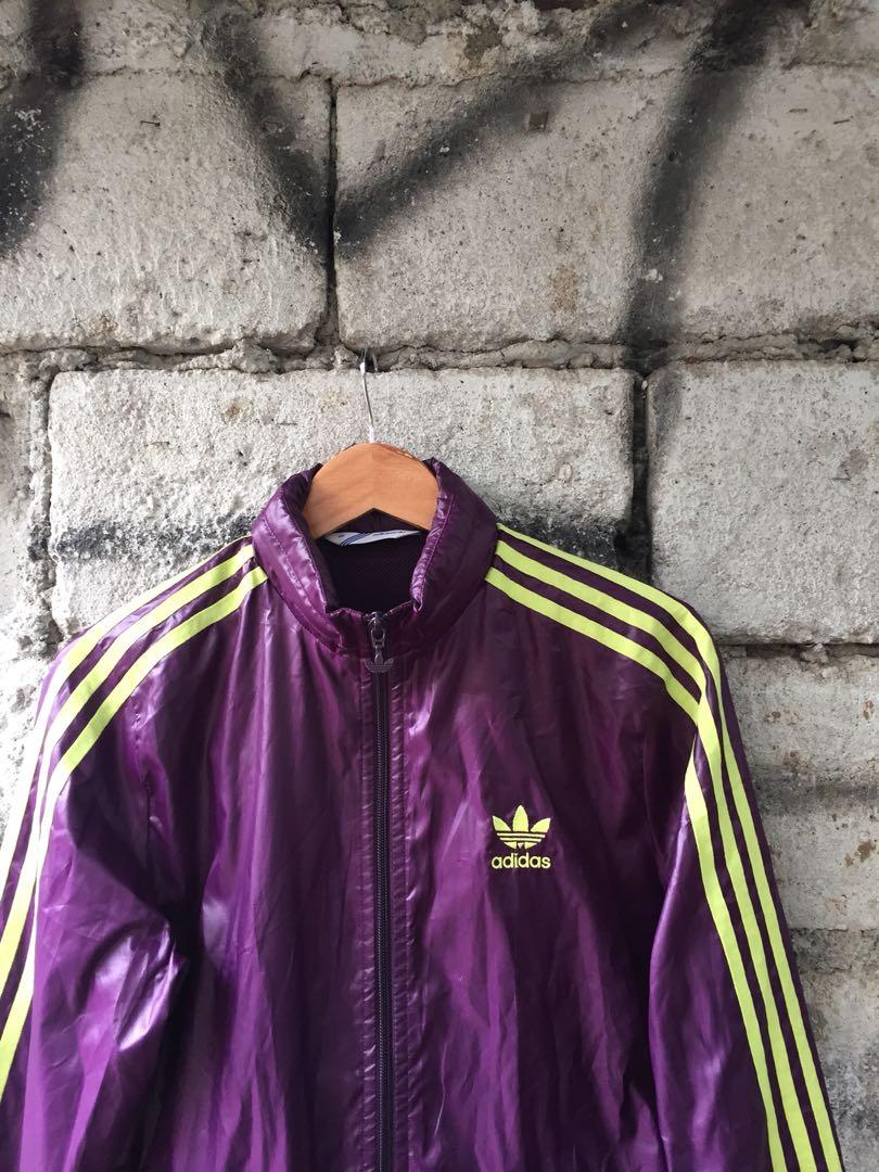 Purple and gold adidas hot sale jacket
