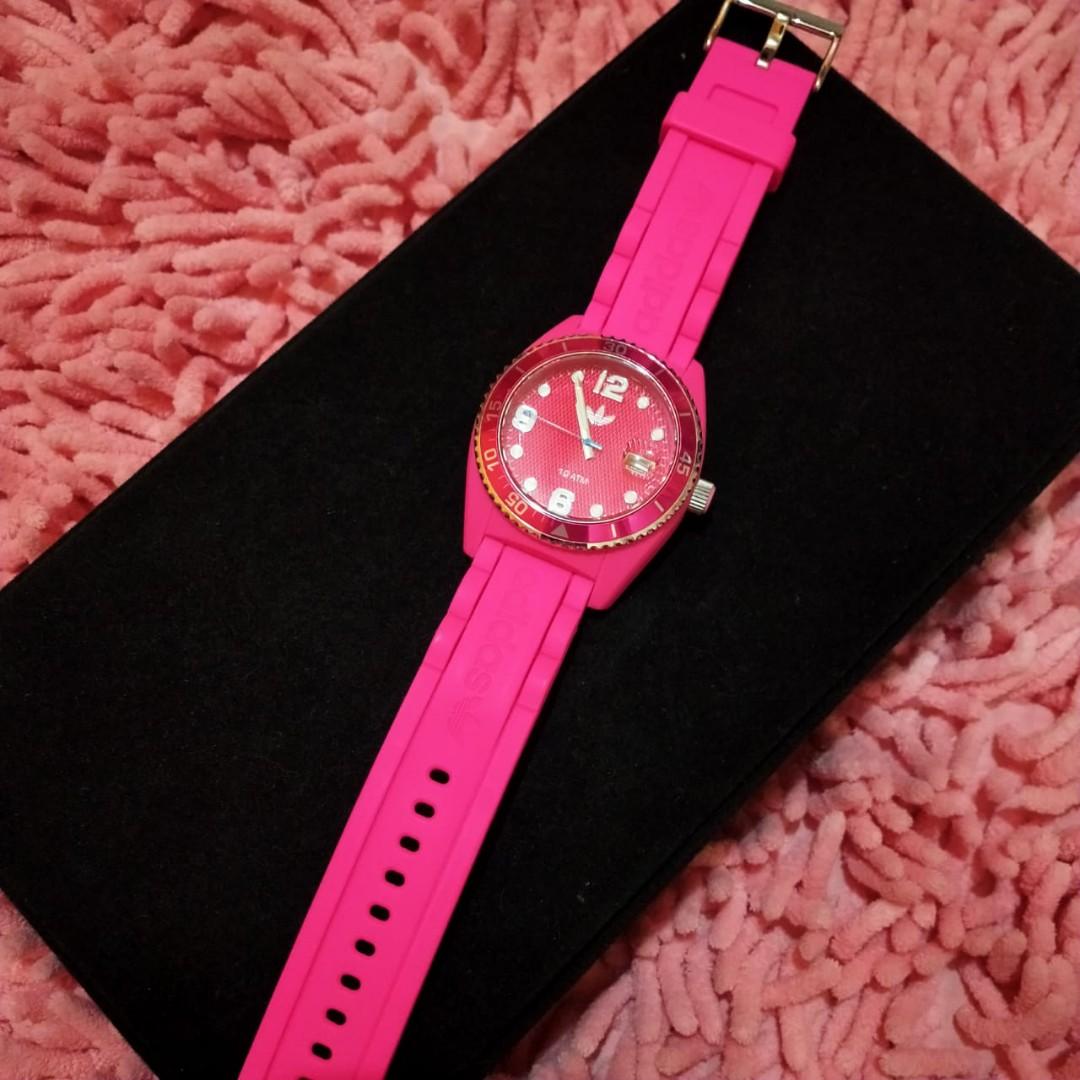 Adidas Originals Neon Pink Watch