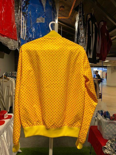 Adidas pharrell williams yellow polka dot jacket store