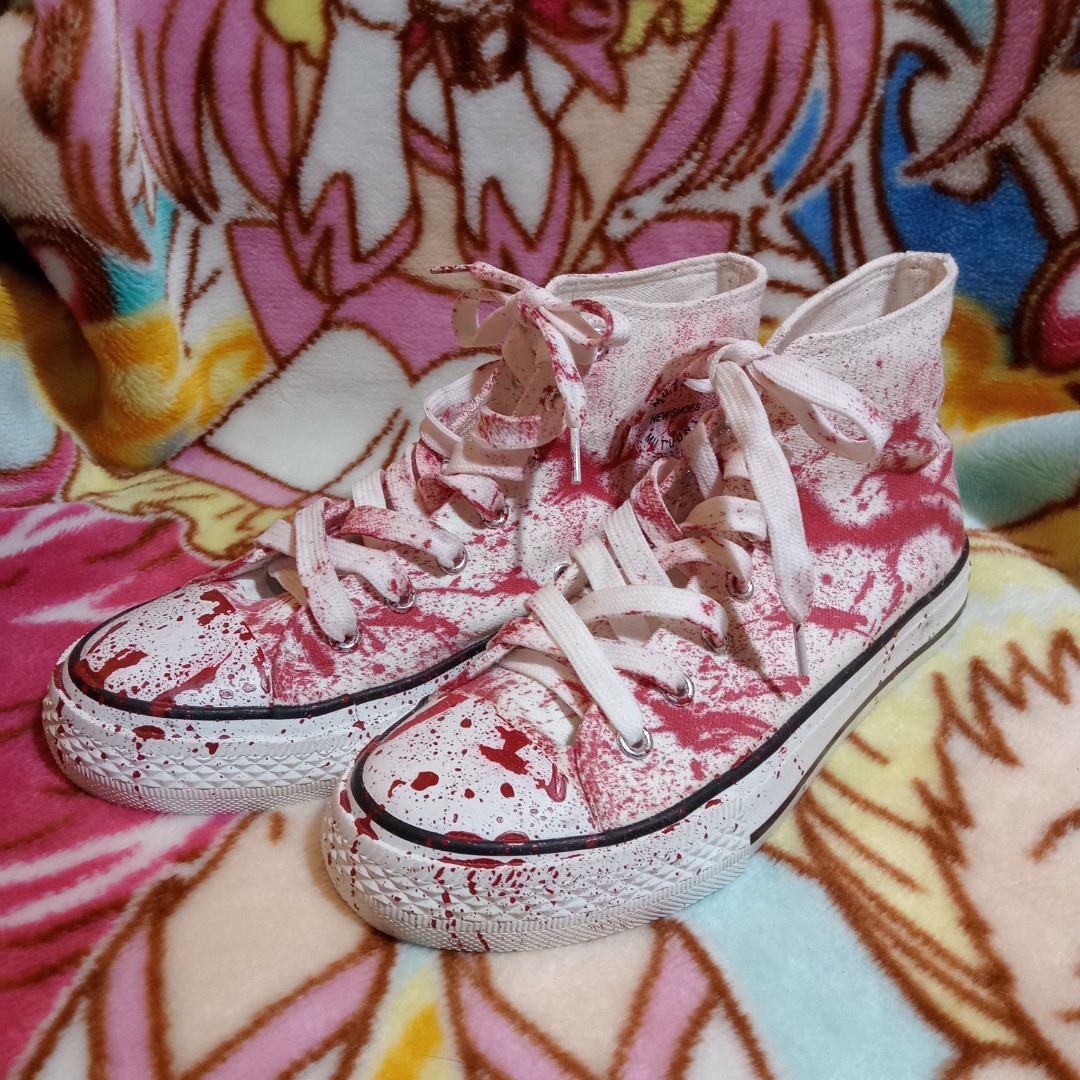 Bloody converse on sale