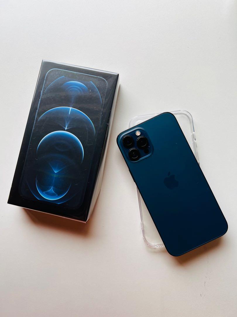 Apple iPhone 12 Pro Max 128 FU NTC (Category: iPhone 12 Series) located in Las Pinas. Submitted by cnp2021 (Listing ID 1171787826, Image 2). Description: ⚠️IPHONE 12 PRO MAX⚠️ 📲 : 128gb / Pacific Blue / Complete All Orig : Good as new / Factory Unlocked / NTC 💶 : BDO/BPI/Gcash 🏷 : Php 43000 📍: Las Pinas DM for inquiries.