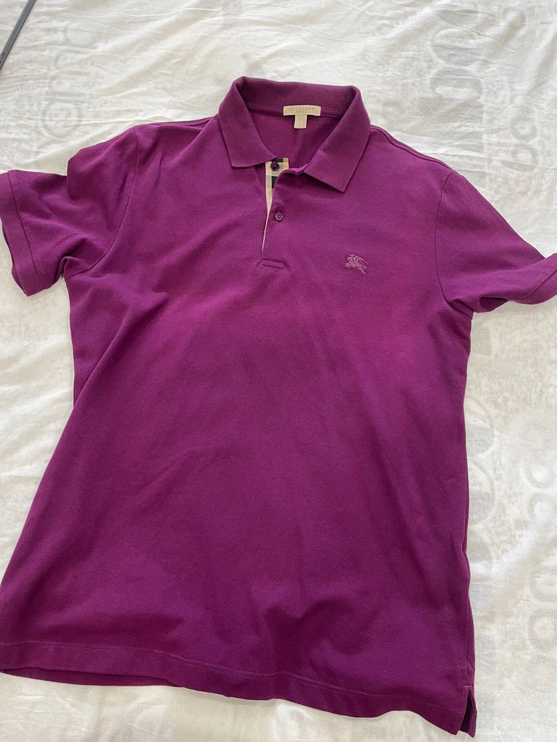 Authentic burberry polo shirt Men s Fashion Tops Sets Tshirts