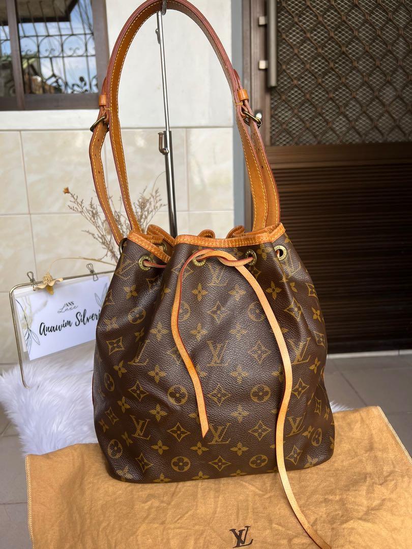 Authentic lv Louis Vuitton noe pm size, Luxury, Bags & Wallets on